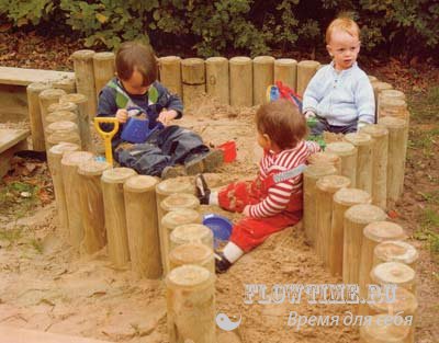 песочница, детская площадка, оборудовать
